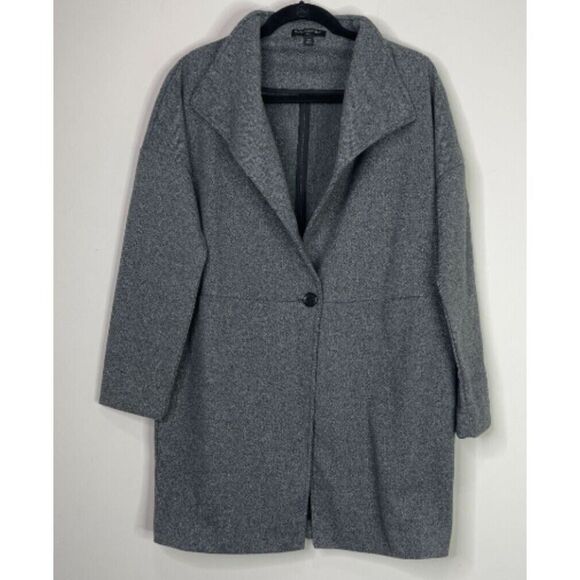 Banana Republic 2022 Oversized Side Pockets Cocoon Trench Coat Women's Size XS - Picture 9 of 9